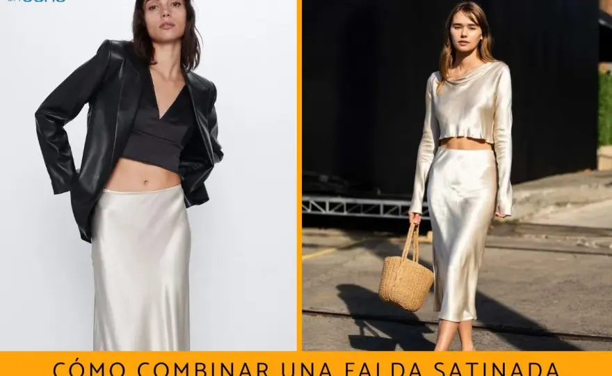 Falda satinada - Cómo combinarla para un look perfecto
