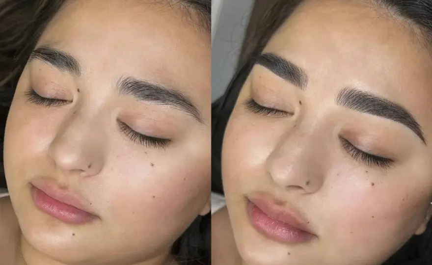 Micropigmentación de cejas - ¿Cómo leer un antes y después real?