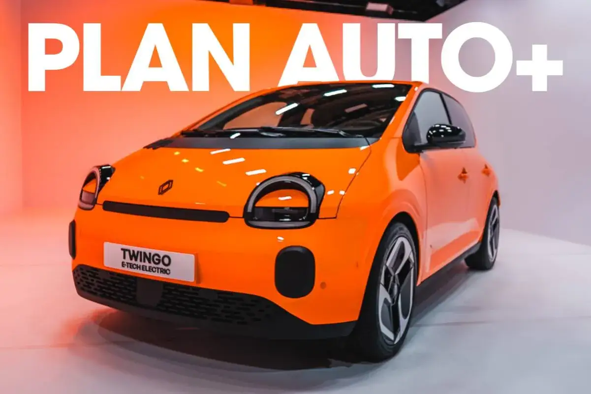El Twingo E-Tech Electric naranja, parte del 