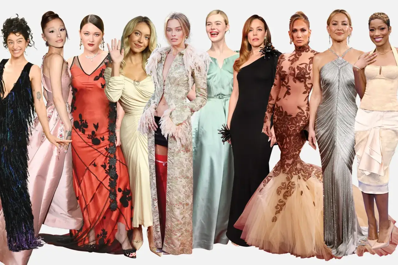 Estrellas deslumbran en la alfombra roja de los Oscars con vestidos de gala espectaculares.