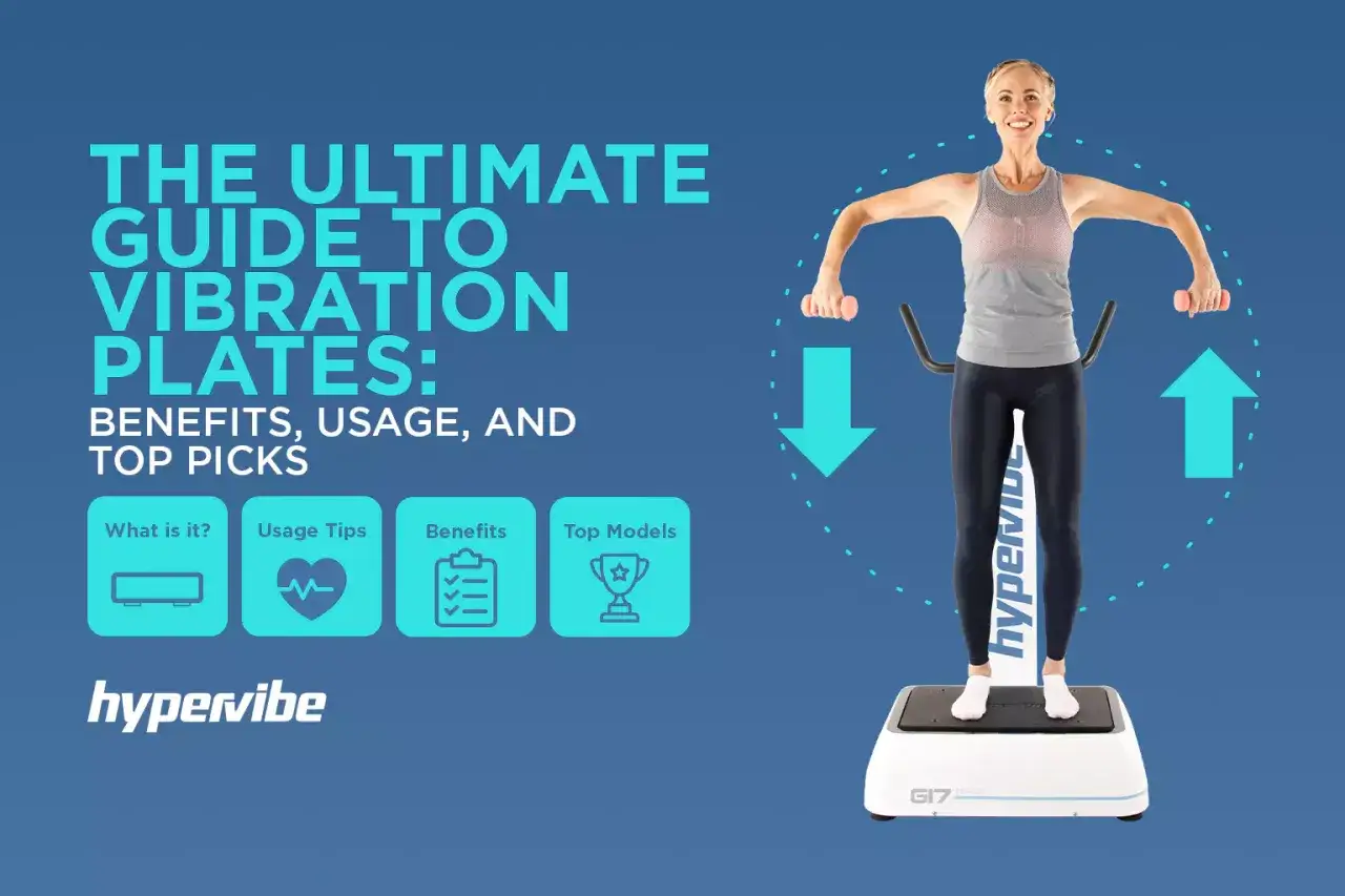 Gu&iacute;a definitiva de plataformas vibratorias: descubre los plataforma vibratoria beneficios, uso y modelos top. Mujer entrenando.